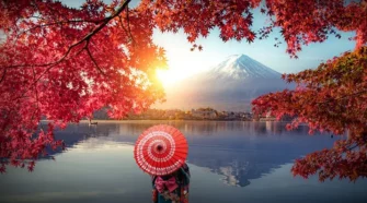 日本半自由行怎麼玩？2025日本半自助團推薦！秋楓東京｜河口湖紅葉祭.新宿御苑.箱根美術館.身延山纜車.西湖合掌村.螃蟹雙溫泉六日｜高雄來回